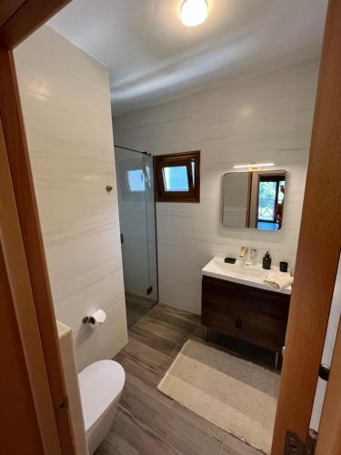 Koupelna v ubytování Paralia Homes peaceful 2 bedroom, unit # 2