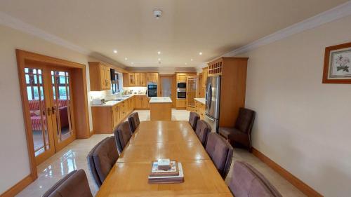 Una cocina o cocineta en Drumsallagh View