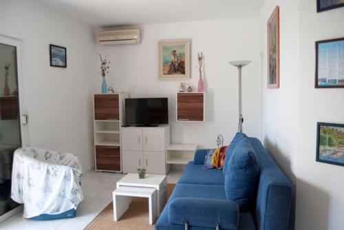 TV a/nebo společenská místnost v ubytování Apartments by the sea Murter - 5125
