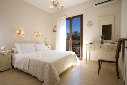 Posteľ alebo postele v izbe v ubytovaní Kores Villas