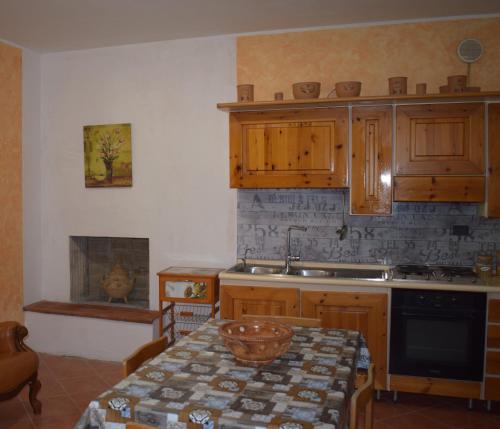 Kuchyň nebo kuchyňský kout v ubytování Taverna Costa dei Trabocchi