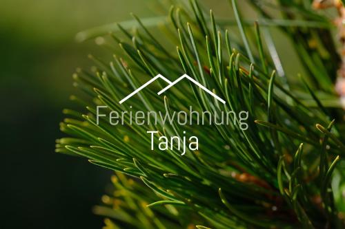 un primer plano de una rama de pino con las palabras fernomining tampa en Ferienwohnung Tanja inklusive Sommercard, en Jerzens