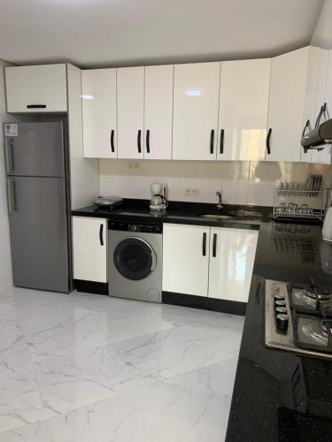 Dapur atau dapur kecil di Lux Nador Appartement Juste Pour Les Familles