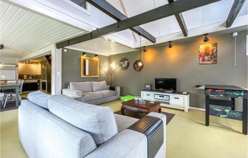 Nice Home In Wierum With Kitchenにあるテレビまたはエンターテインメントセンター