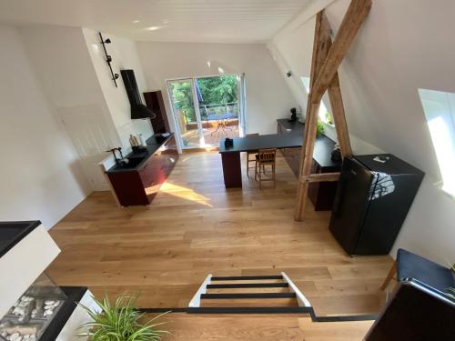Η κουζίνα ή μικρή κουζίνα στο Loft in der alten Spinnerei