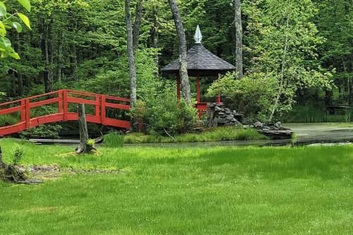 Zahrada ubytování Sunset Estate in the Catskills