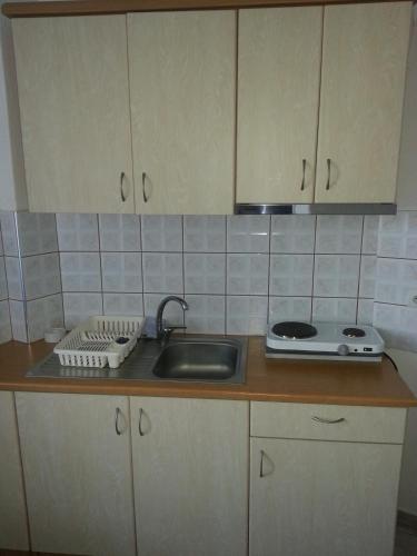 Dapur atau dapur kecil di Efstathiou Mihail Studios and Apartments