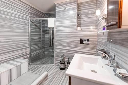 Koupelna v ubytování Kumru Hotel