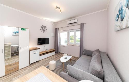 TV a/nebo společenská místnost v ubytování Beautiful Apartment In Kastel Luksic