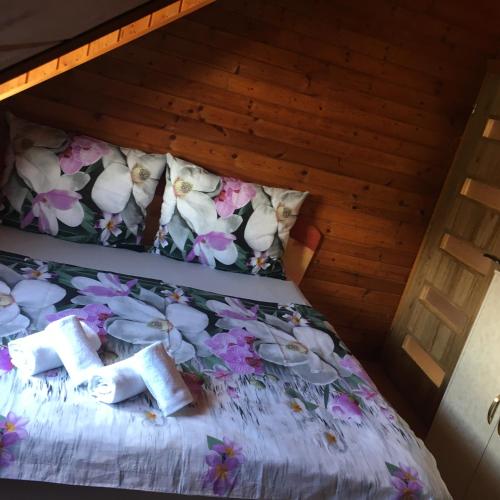 Postel nebo postele na pokoji v ubytování Apartment U Malše 12