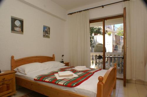 En eller flere senge i et værelse på Rooms by the sea Slano, Dubrovnik - 5205