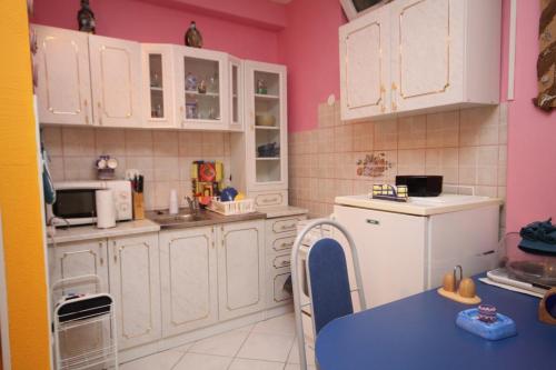 Kuchyňa alebo kuchynka v ubytovaní Apartments by the sea Podgora, Makarska - 6713