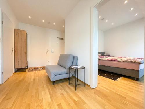 Posteľ alebo postele v izbe v ubytovaní Pärchentraum im Zentrum von Graz