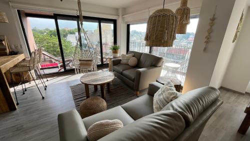 Χώρος καθιστικού στο Zen Suites by Regente