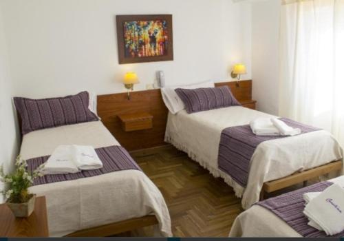 Postel nebo postele na pokoji v ubytování Carolina Hotel