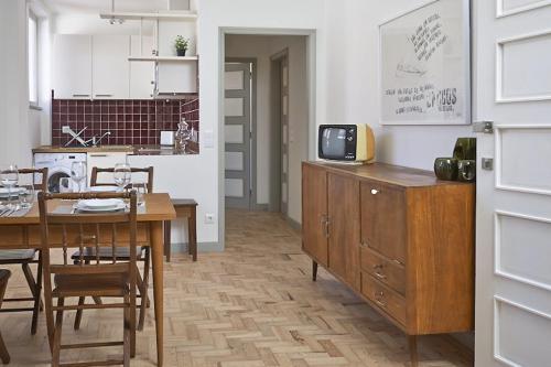 Η κουζίνα ή μικρή κουζίνα στο Casas do Arco