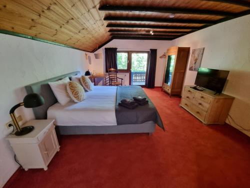 Posezení v ubytování B&B Am Sahrbach
