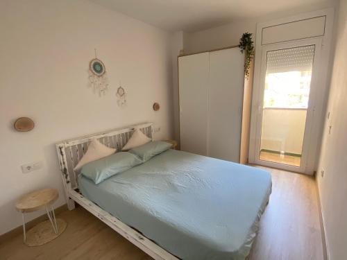 Precioso apartamento en primera línea de mar tesisinde bir odada yatak veya yataklar