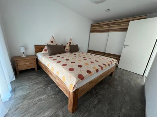 Katil atau katil-katil dalam bilik di Ferienwohnung Lis