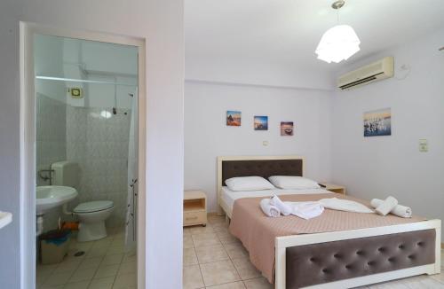 Koupelna v ubytování Neranxi Apartament
