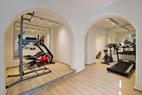 Fitness centrum a/nebo fitness zařízení v ubytování Pegasus Suites & Spa