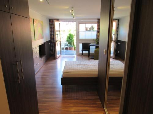 Postel nebo postele na pokoji v ubytování B&B Appartements Bischof & Bürk GbR