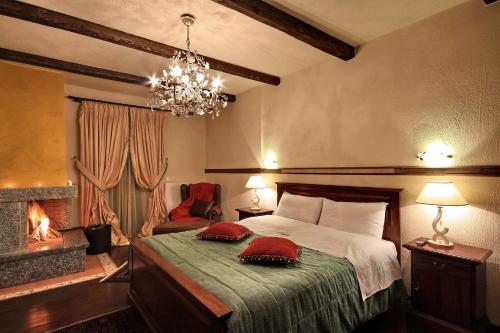 Ένα ή περισσότερα κρεβάτια σε δωμάτιο στο Aiora Guesthouse