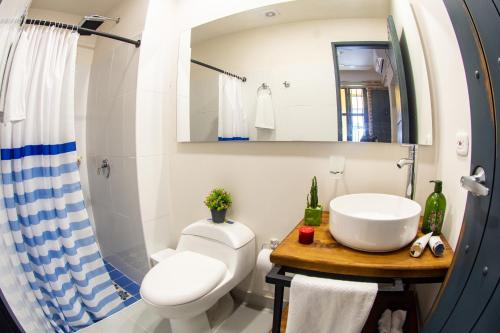 Koupelna v ubytování Casa Lorenza Hotel
