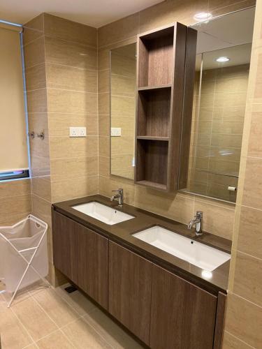 A bathroom at By The Sea Beachfront Designer Suites Penang - Managed by Art of Tree