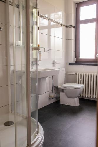 Koupelna v ubytování SPA Pod Javory