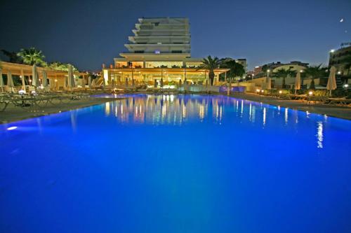 The swimming pool at or near Vrissiana Beach Hotel