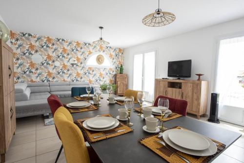 Maison pour 6 entre Marais salants et plages