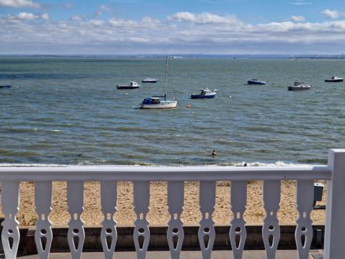 a view of the ocean with boats in the water at WNS Southend-on-Sea in Southend-on-Sea