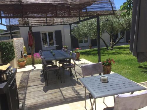 Κήπος έξω από το Mas ESTEVE entre mer et Cévennes
