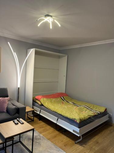 Posteľ alebo postele v izbe v ubytovaní RiverView
