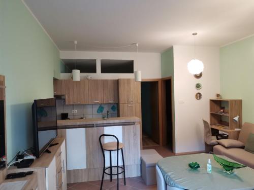 Kuchnia lub aneks kuchenny w obiekcie Apartman KIRA