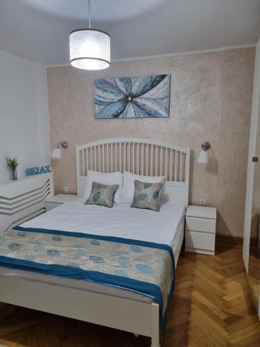 Postel nebo postele na pokoji v ubytování Apartament QUIET
