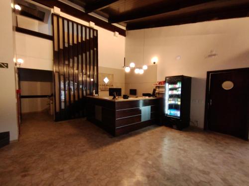 Kuchyň nebo kuchyňský kout v ubytování Essência Hotel Francisco Beltrão