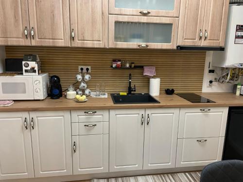 Η κουζίνα ή μικρή κουζίνα στο Apartament Gabriela 39