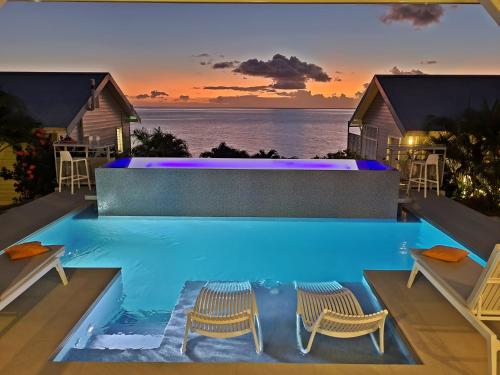 Πισίνα στο ή κοντά στο Blue Haven Villas Guadeloupe Villa Blue Star