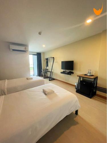 The Vita Plus Hotelにあるテレビまたはエンターテインメントセンター