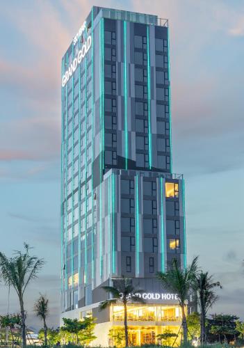 a rendering of a rendering of a hotel building at Grand Gold Hotel in Danang