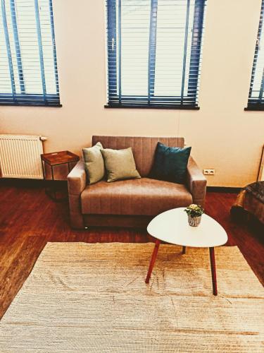 Ruang duduk di Drzewna Apartamenty-Drzewna
