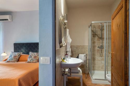Ett badrum på Villa Fracassini