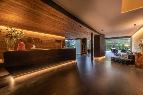 Χώρος καθιστικού στο Hotel Cristallo - Wellness Mountain Living