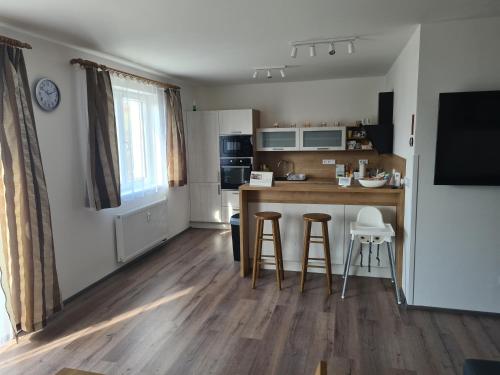 Dapur atau dapur kecil di Apartmán Kuba