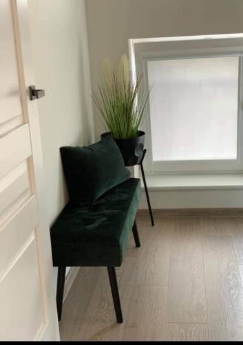 Χώρος καθιστικού στο Eli Apartamentai