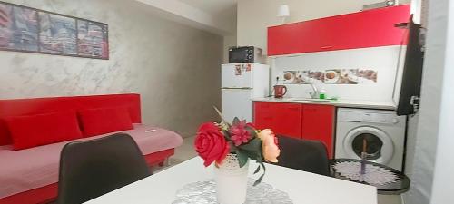 Η κουζίνα ή μικρή κουζίνα στο 612 apartment on the beach