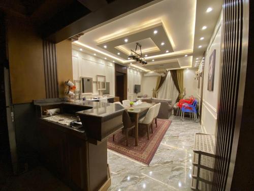 Χώρος καθιστικού στο جاردينيا سيتي الماظه