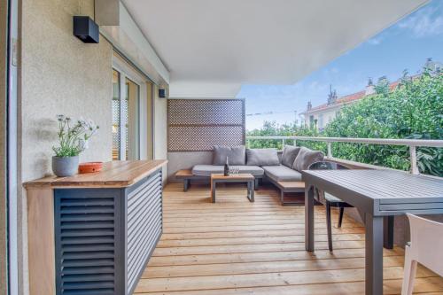 Balkón alebo terasa v ubytovaní Appartement Thiers - Welkeys